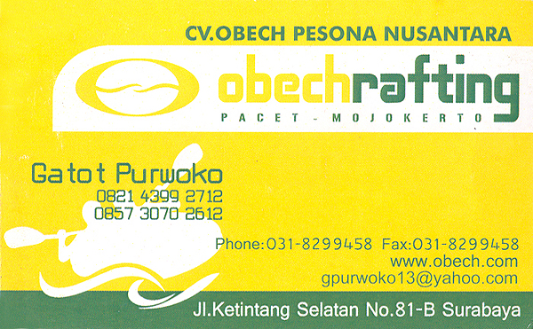 Obechrafting businesscard